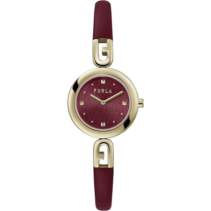 Furla GoldTone Leather Ladies Watch